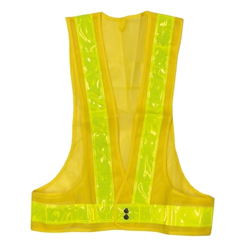 EA983R−128 安全ベスト(蓄光・黄/黄)