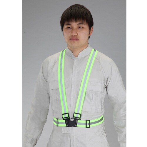 EA983R−176 安全ベスト(縁無し/蛍光イエ