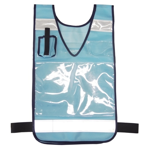 EA983R−238 防犯ベスト(スカイブルー)