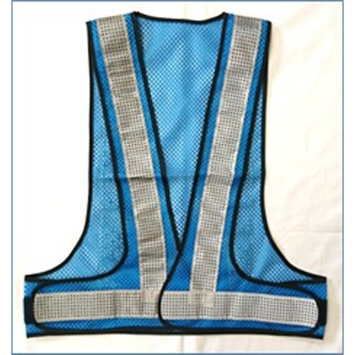 EA983R−501 安全ベスト(スカイブルー/シ