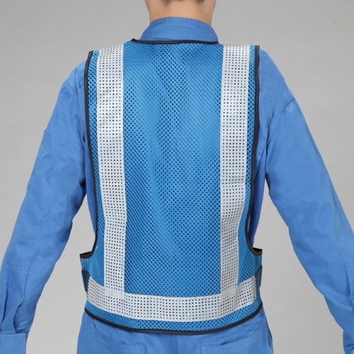 EA983R−502 安全ベスト(紺/シルバー・軽