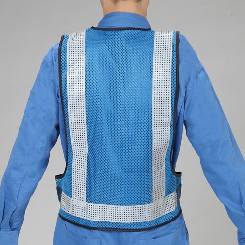 EA983R−503 安全ベスト(紺/黄・軽量タイ