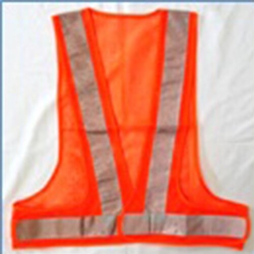 EA983R−506 安全ベスト(オレンジ/シルバ