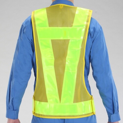 EA983R−521 安全ベスト(ビッグサイズ・黄