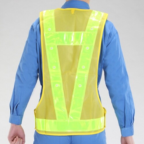 EA983R−527 LED安全ベスト(ビッグサイ