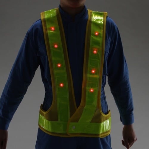 EA983R−527 LED安全ベスト(ビッグサイ