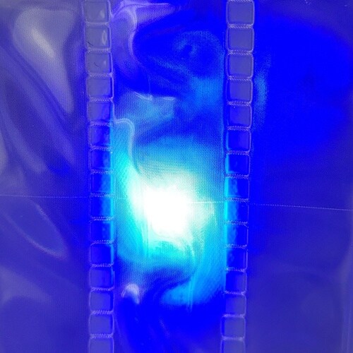 EA983R−532 LED安全ベスト(紺・白/赤