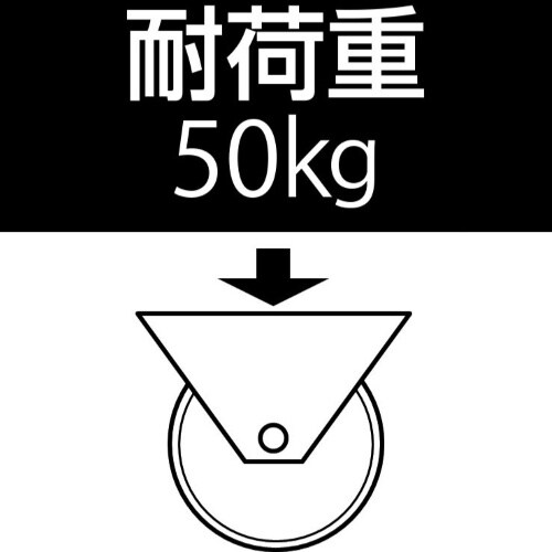 EA986GA−1 125mm キャスター(固定金