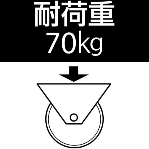 EA986GA−2 160mm キャスター(固定金