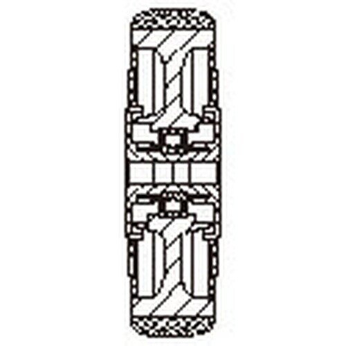 EA986GV−1 50mm キャスター(固定金具