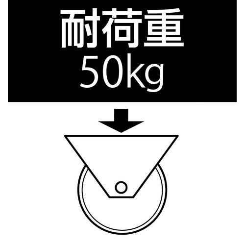 EA986GV−21 50mm キャスター(自在金