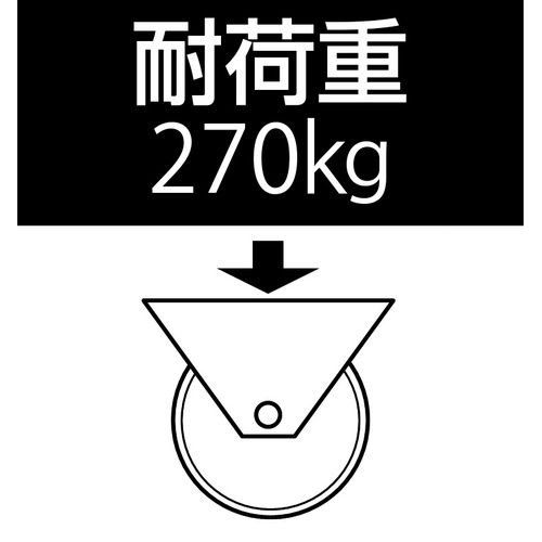 EA986HF−100 100mm キャスター(自