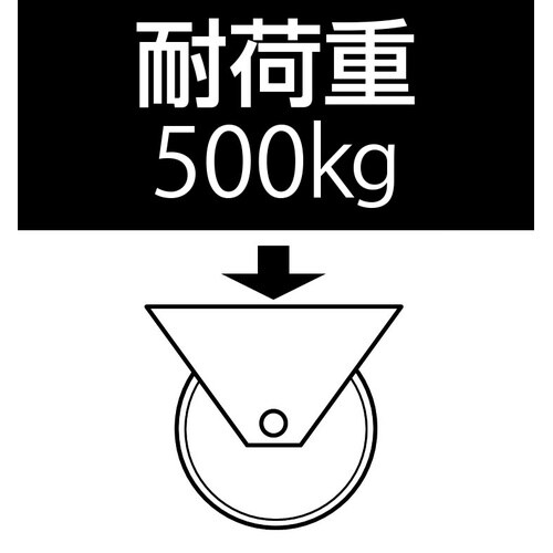 EA986JW−125 125mm キャスター(固