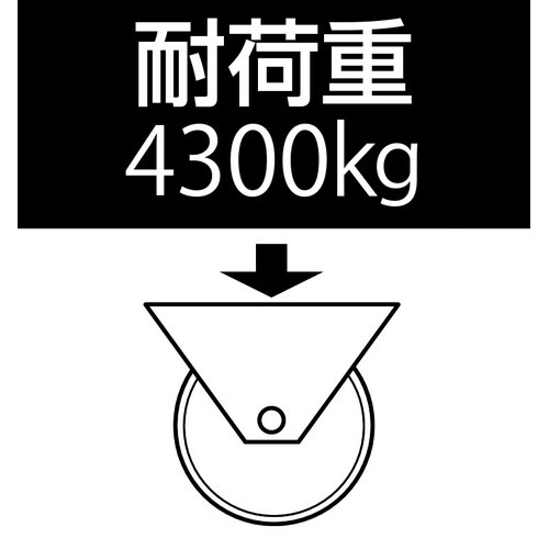 EA986KT−300 300mm キャスター(自
