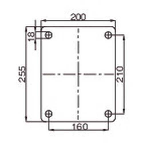 EA986KX−250 250mm キャスター(固