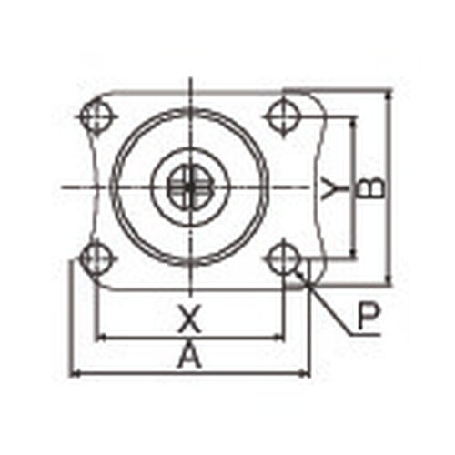 EA986PF−11 25mm キャスター(自在金