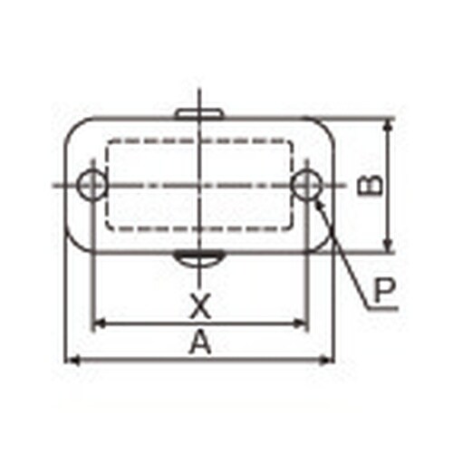 EA986PF−1 25mm キャスター(固定金具