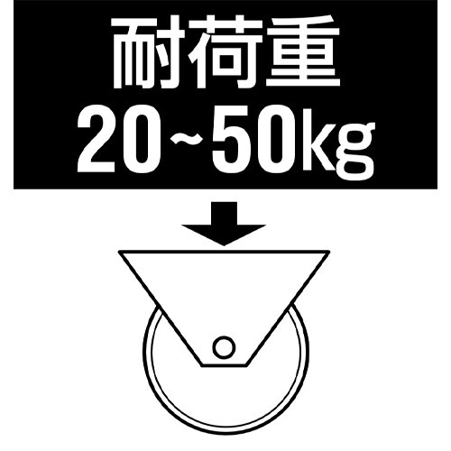 EA986PF−39 38mm キャスター(自在金