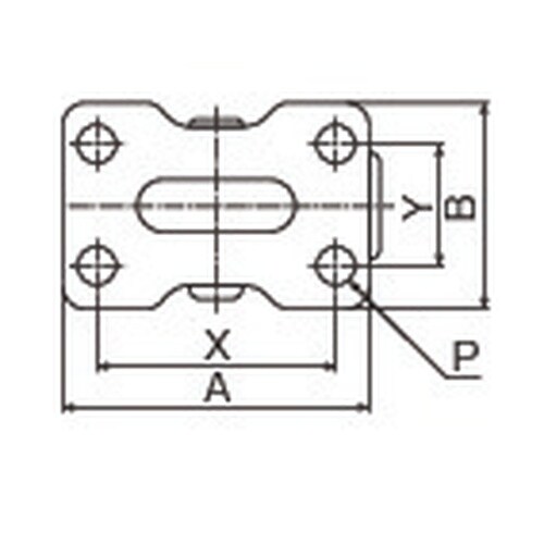 EA986PF−4 50mm キャスター(固定金具