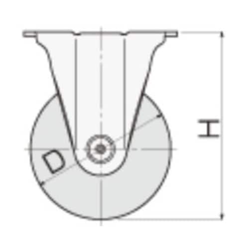 EA986PP−2 75mm キャスター(固定金具