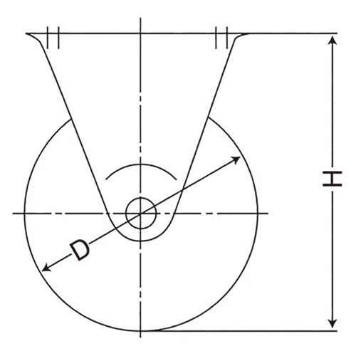 EA986PT−203 38mm キャスター(固定