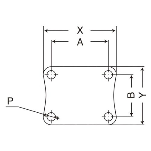 EA986PT−213 38mm キャスター(自在