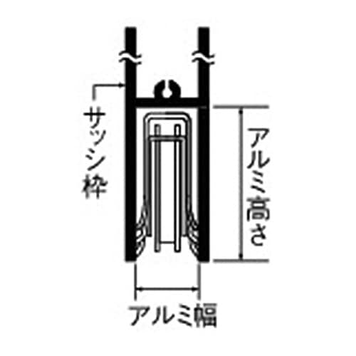 EA986RJ−62 7−11mm サッシ取替戸車