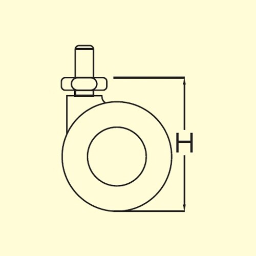 EA986TA−640 40mm キャスター(ツイ