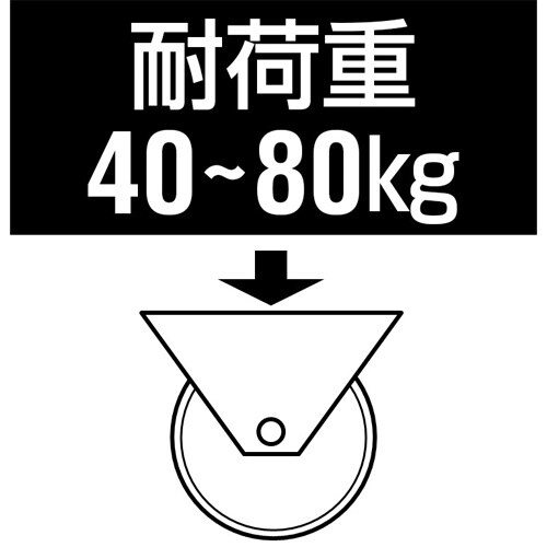 EA986TG−38 60mm キャスター(ツイン