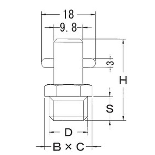EA991CY−11A R 1/8” グリースニッ
