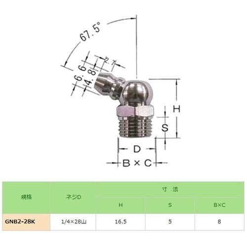 EA991CZ−152 UNF 1/4” グリース
