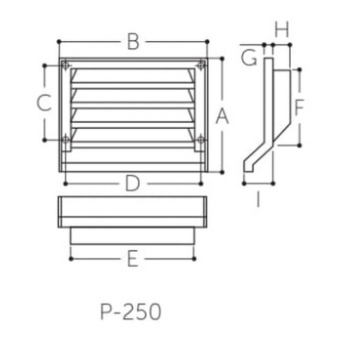 EA997MF−33 150x200mm ガラリ
