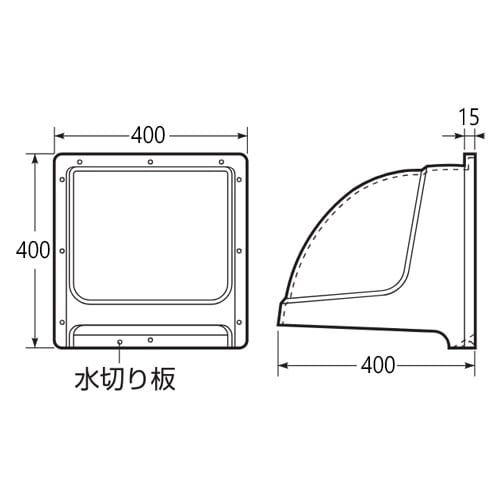 EA997MS−4 400x400mm 換気扇フー