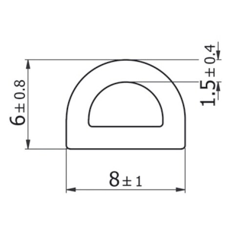 EA997XV−105 8x 6 mm/ 5m ガ