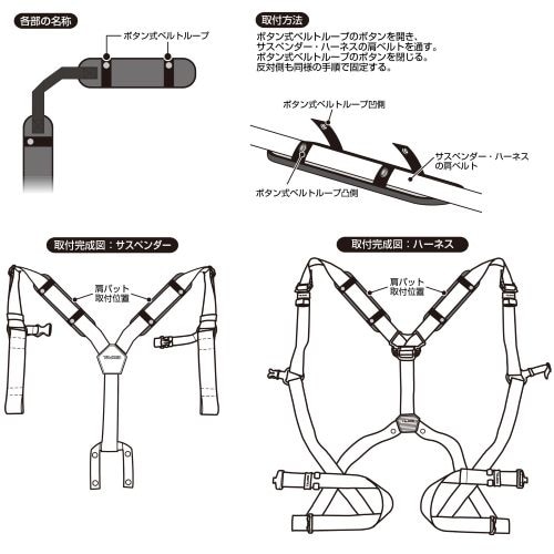 EA998JA−5 フルハーネス型墜落制止用器具用