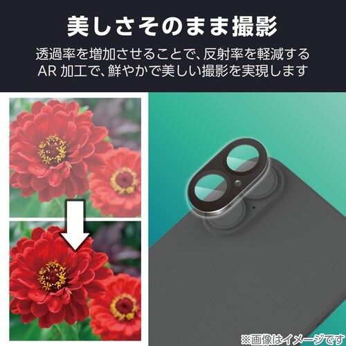iPhone 17 カメラレンズカバー 超透明