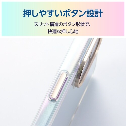 iPhone17 ケース オーロラ クリア