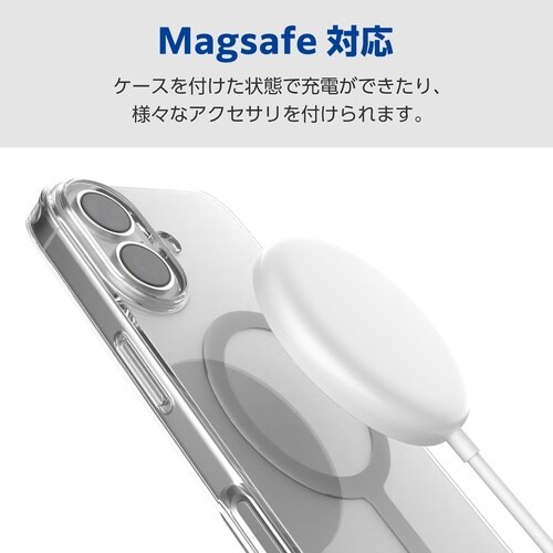 iPhone17 ソフトケース 磁力 クリア