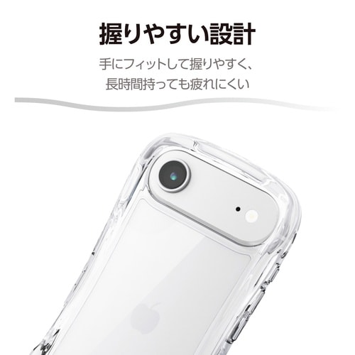 iPhone Air ケース Grippy クリア
