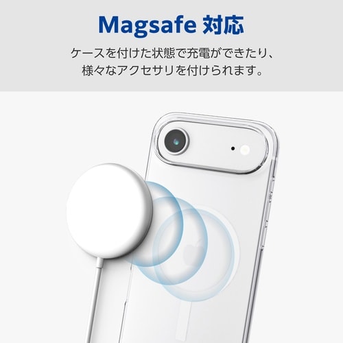iPhoneAir ソフトケース 磁力装着 クリア