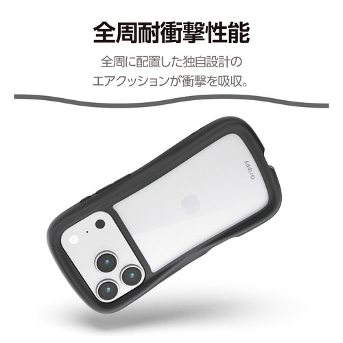 iPhone17ProケースGrippy ブラック