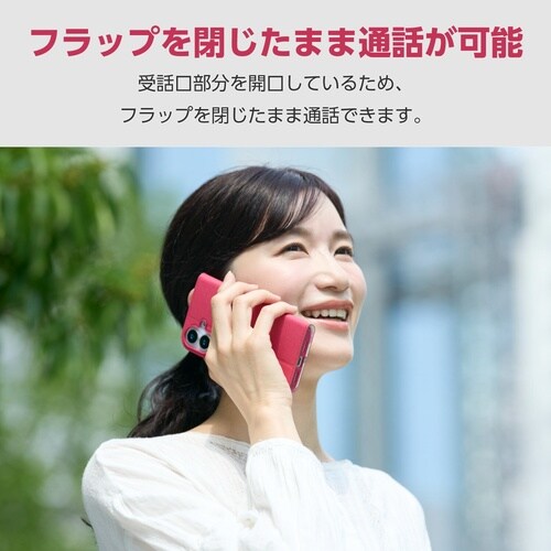 Galaxy A36 5G手帳型ケース 花 ピンク