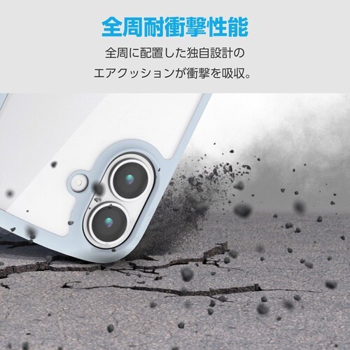 Galaxy A36 5G 耐衝撃ケース ブルー