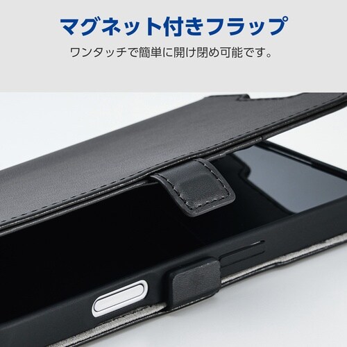 OPPO Reno 13A 手帳型ケース ブラック