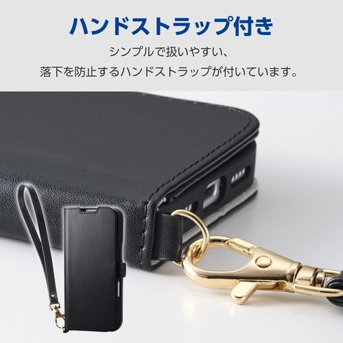 OPPO Reno 13A 手帳型ケース ブラック