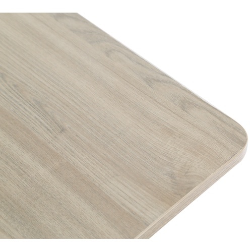 アジャストスタッキングテーブル幕板有オークブラウン