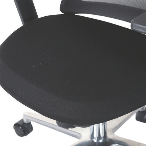 メッシュチェアNBN (肘付き) ブラック