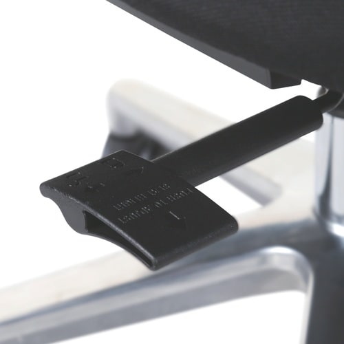 メッシュチェアNBN (肘付き) ブラック