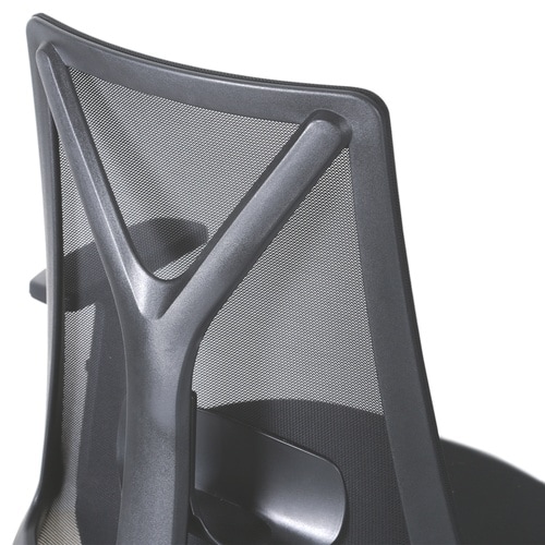 メッシュチェアNBN (肘付き) イエローグリーン