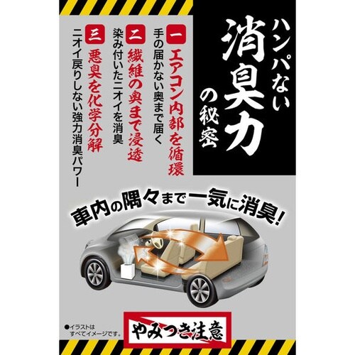 本当にニオイがよく取れる消臭剤 スチームタイプ 無